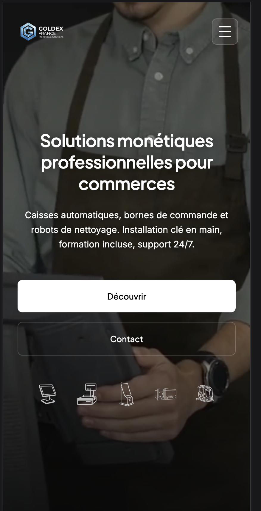 Goldex France — mobile