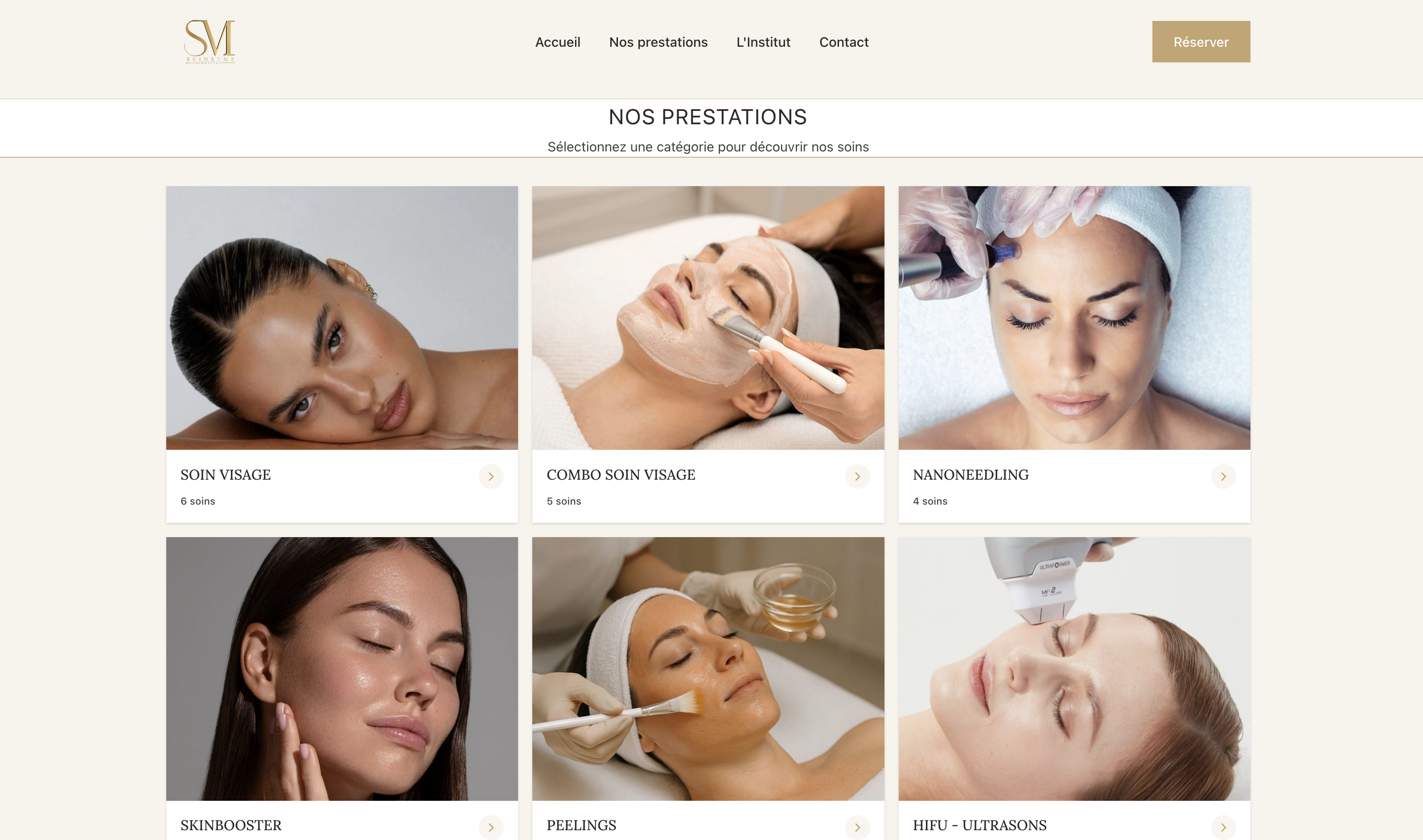 SkinbyMe — vitrine